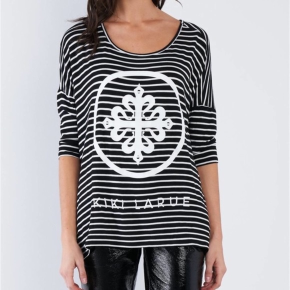 Kiki Larue 3/4 Sleeve Oversized Top ✨NWOT✨ - Picture 2 of 12